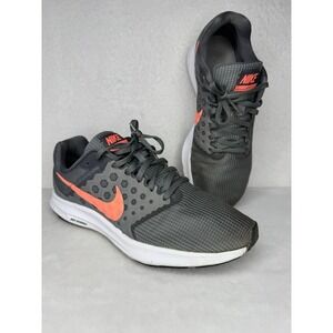 Nike Downshifter 7 Women's Running‎ Shoes Gray Coral Pink Size 9.5